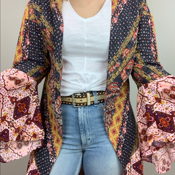 Mysterious Ways Kimono Duster S M L XL 1X 2X Umgee - Picture 4 of 8